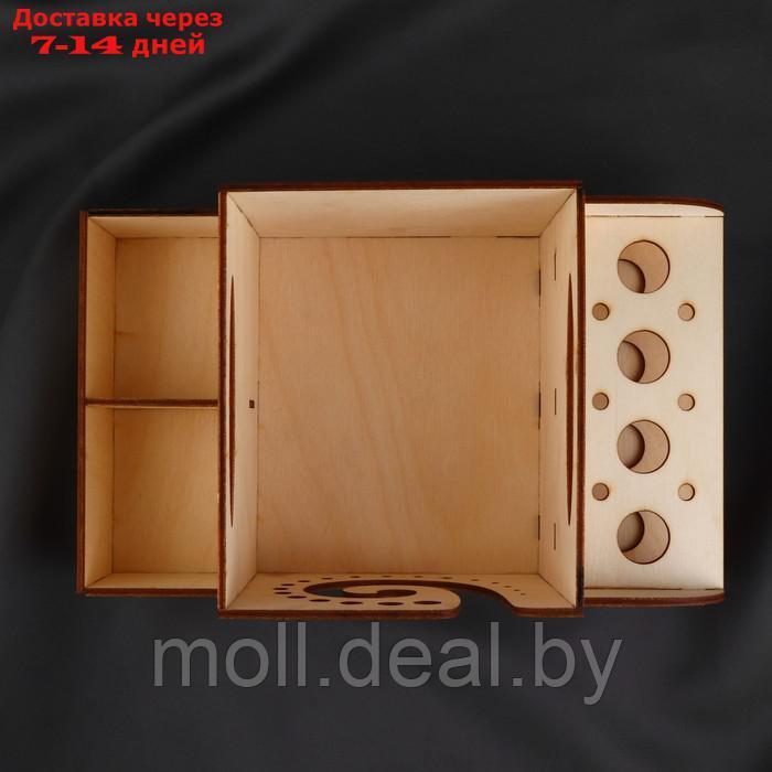 Клубочница-органайзер, 25 × 15 × 12 см, цвет бежевый - фото 4 - id-p227103164
