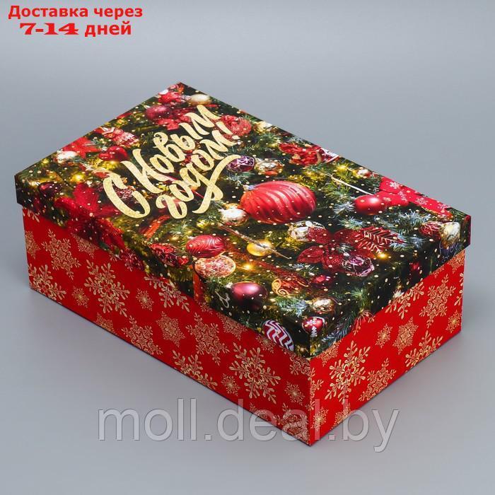 Набор подарочных коробок 10 в 1 "Елочные игрушки", 12 х 7 х 4 - 32.5 × 20 × 12.5 см - фото 3 - id-p227103165