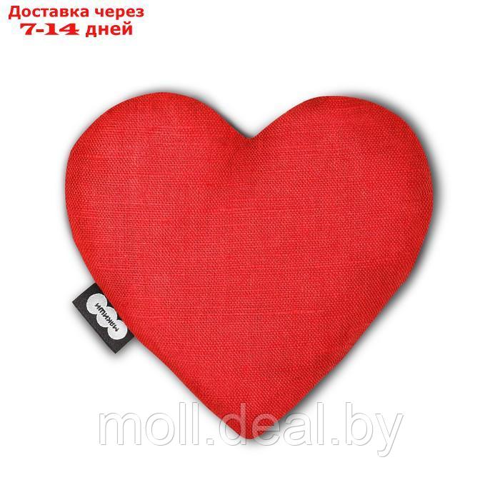 Развивающая игрушка-грелка "Сердце", с вишнёвыми косточками, 26 см 922 - фото 1 - id-p226887885