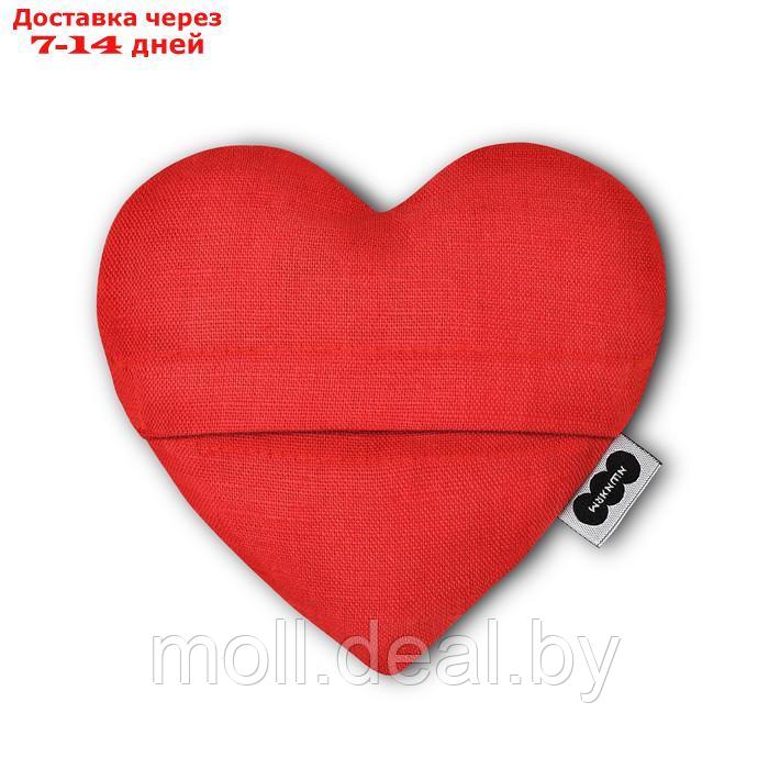 Развивающая игрушка-грелка "Сердце", с вишнёвыми косточками, 26 см 922 - фото 3 - id-p226887885