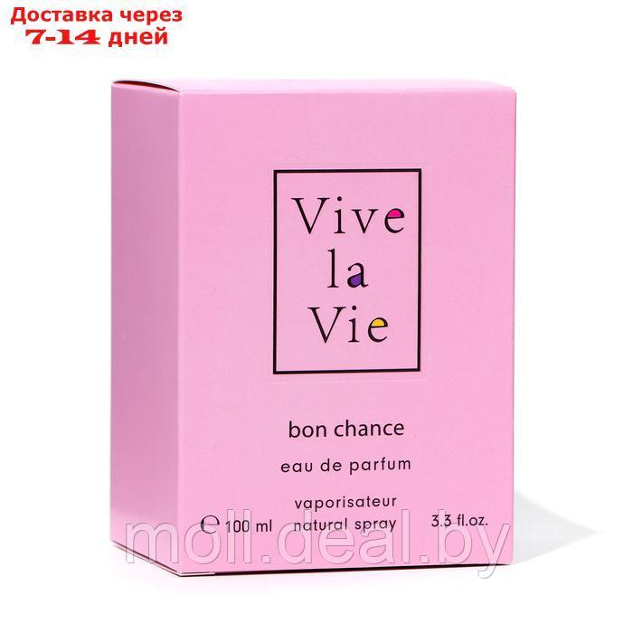 Парфюмерная вода женская Vive La Vie Bon Chance, 100 мл (по мотивам Chance eau Fraiche (Chanel) - фото 3 - id-p227079143
