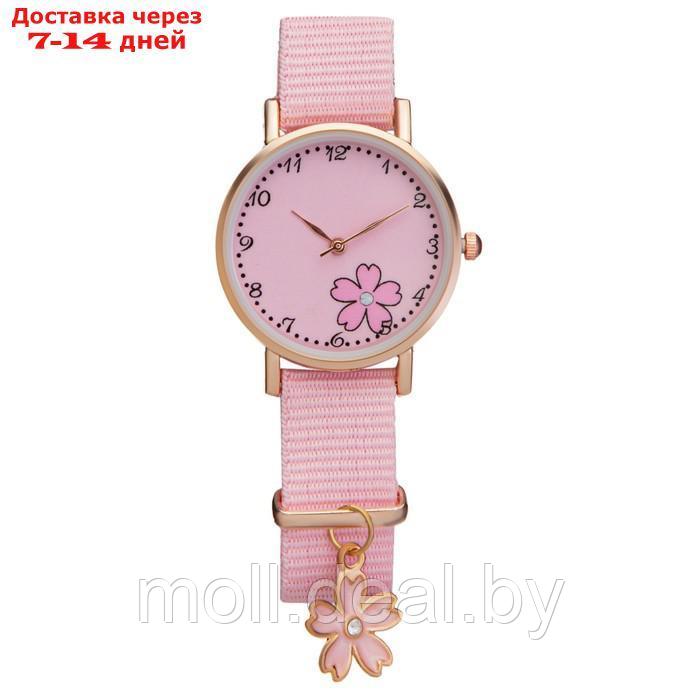 Часы наручные женские "Цветочек", розовые - фото 2 - id-p227098711