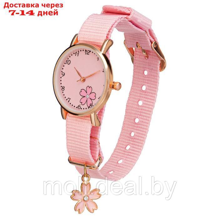 Часы наручные женские "Цветочек", розовые - фото 3 - id-p227098711