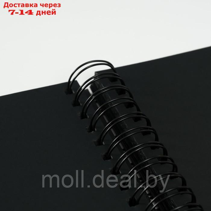 Фотоальбом BRAUBERG Black Line, размер 30х32 см, 48 черных листов - фото 6 - id-p227080152