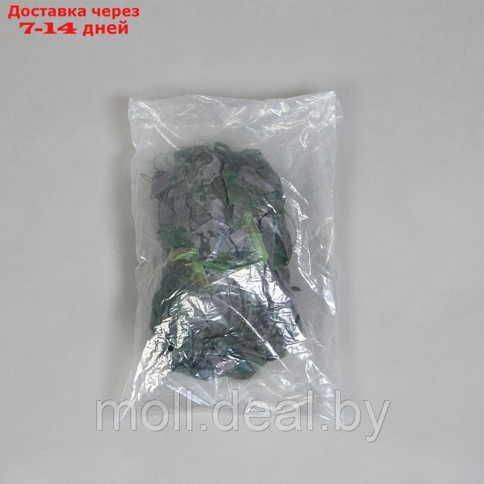 Сетка маскировочная, 3 × 2 м, двухслойная, песочно-зелёная, с люверсами - фото 4 - id-p227075167