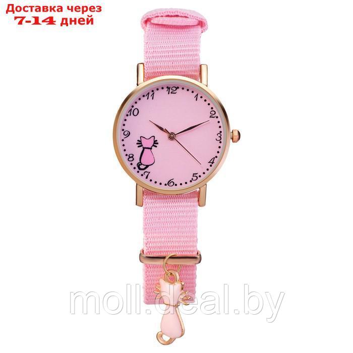 Часы наручные женские "Котенок", розовые - фото 3 - id-p227098714