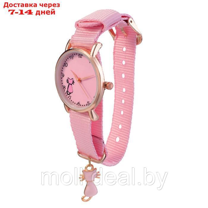 Часы наручные женские "Котенок", розовые - фото 4 - id-p227098714