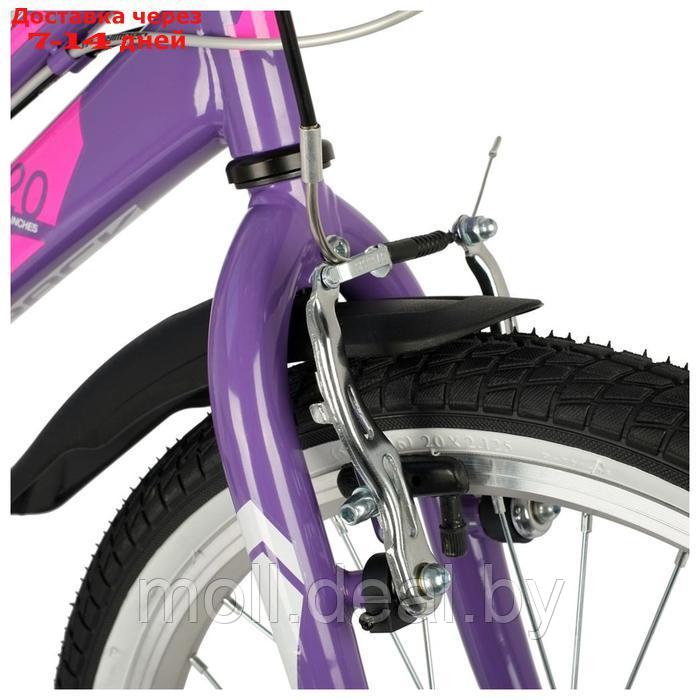 Велосипед 20" Novatrack ALICE, цвет фиолетовый - фото 4 - id-p226890818