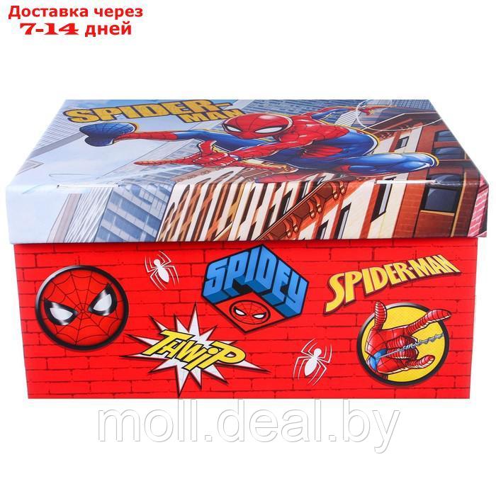 Коробка подарочная складная с крышкой "Spider-man" 31х25,5х16, Человек-паук - фото 5 - id-p227107330