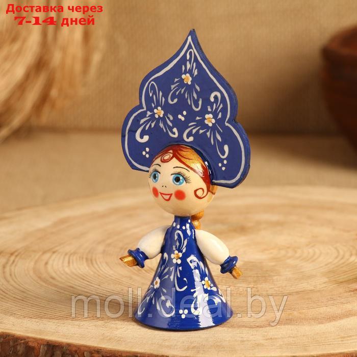 Сувенир "Кукла в синем платье", дерево, микс - фото 3 - id-p227080167