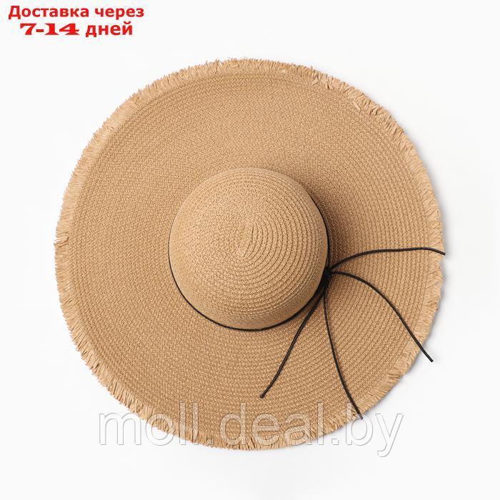 Шляпа женская MINAKU,цв.светло-коричневый , р-р 58 - фото 2 - id-p226886893