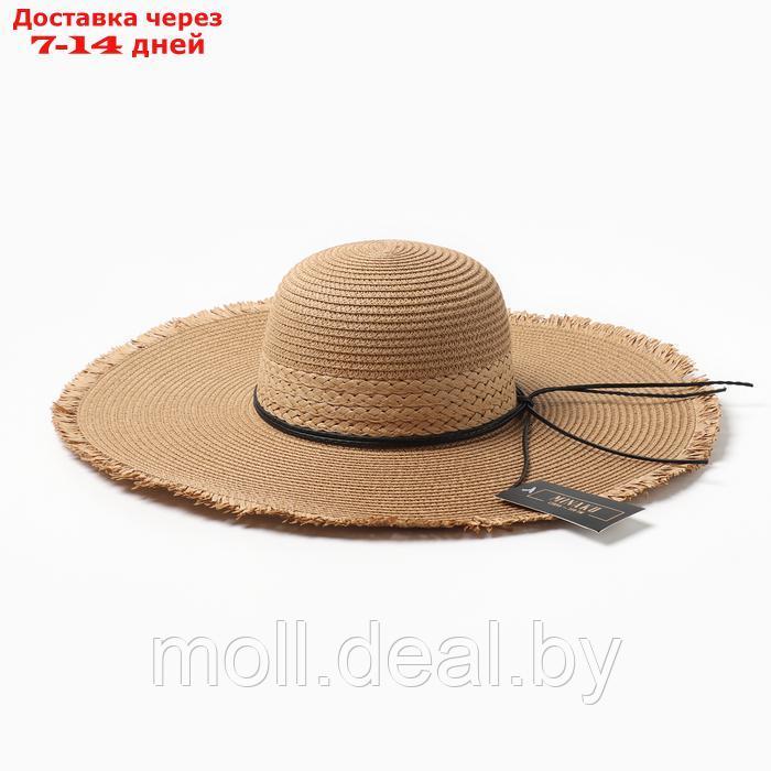 Шляпа женская MINAKU,цв.светло-коричневый , р-р 58 - фото 6 - id-p226886893