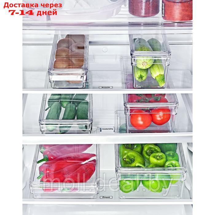 Органайзер для холодильника EmHouse, высокий, с крышкой, размер Midi - фото 3 - id-p227077158