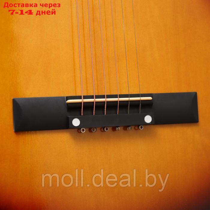 Набор гитариста Music Life ML-60A SB: гитара, чехол, струны, ремень, каподастр, тюнер - фото 6 - id-p226888878