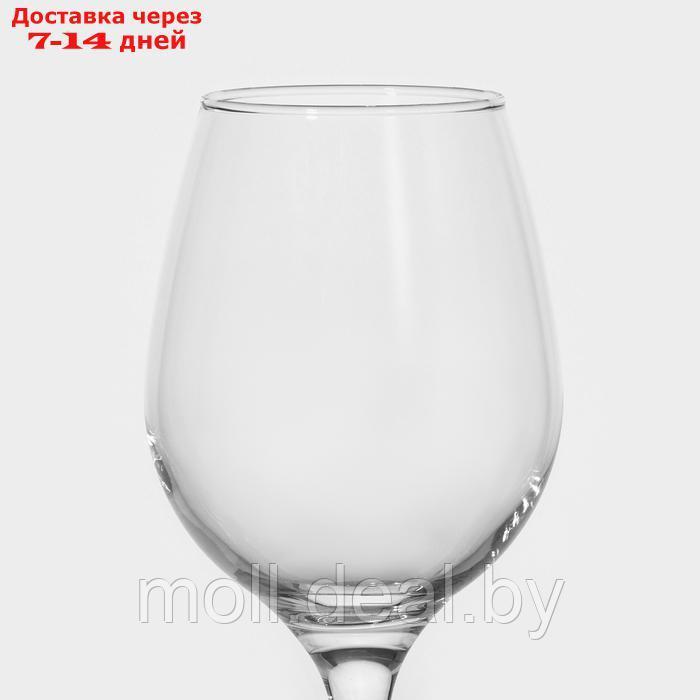 Набор стеклянных бокалов для вина "Амбер", 365 мл, 2 шт - фото 4 - id-p227077159