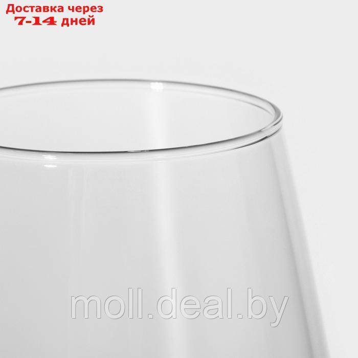 Набор стеклянных бокалов для вина "Амбер", 365 мл, 2 шт - фото 5 - id-p227077159