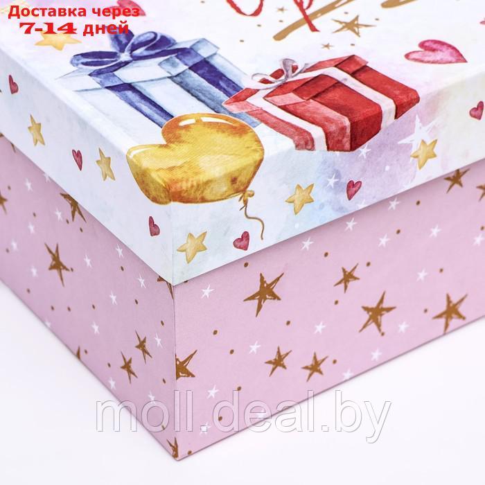 Подарочная коробка "С Днем Рождения!",прямоугольная ,27 х 17 х 11 см - фото 5 - id-p227092091
