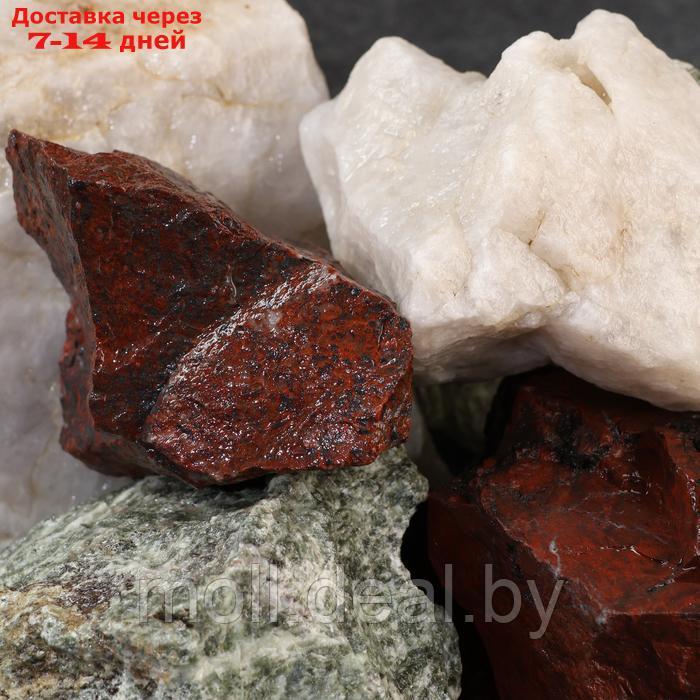 Камень для бани МИКС премиум (Жад.Яшма.кварц)15 кг колотый - фото 2 - id-p226889875