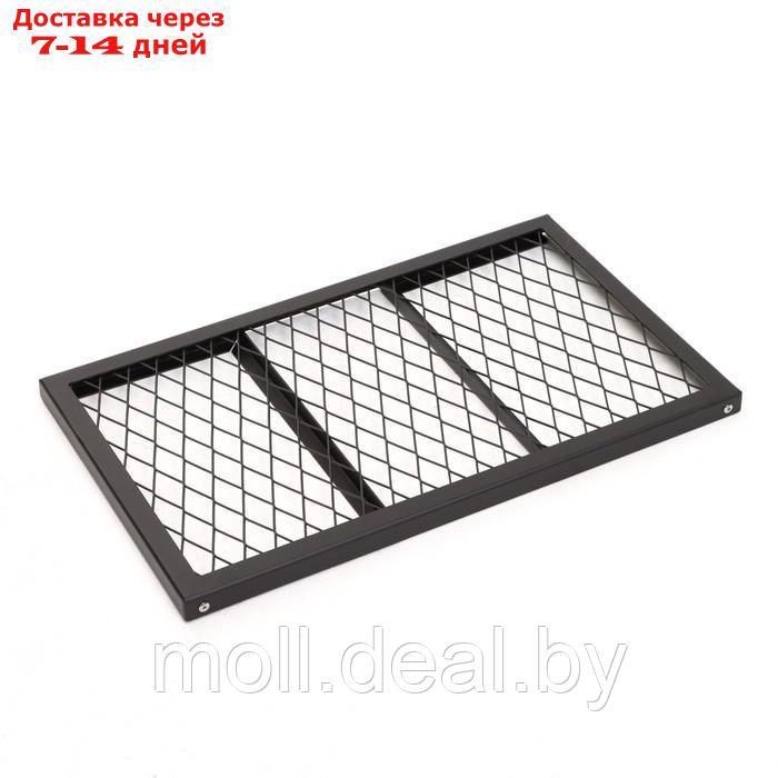 Решетка-подставка для костра, черная, толщина металла 2 мм, 55 х 33 х 18 см - фото 7 - id-p227075198