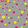 Пленка для цветов "Конфетти" яр.розовый+желтый 0,7 х 8.2 м, 40мкм, фото 3