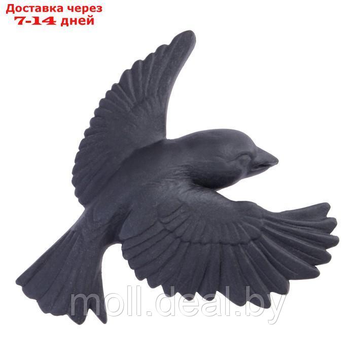 Декор настенный, гипсовое панно "Птицы" 5 шт, черные, матовые - фото 6 - id-p227080191