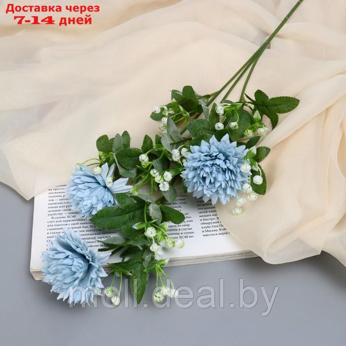 Цветы искусственные "Клевер гибридный" 7х61 см, голубой