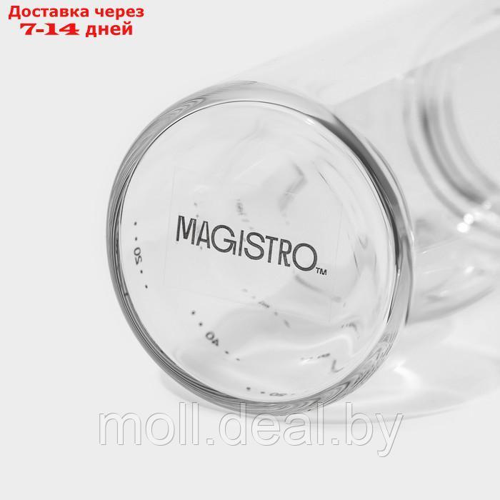 Диспенсер стеклянный для масла с мерной шкалой Magistro "Мист", 200 мл, 5,5×17,5 см - фото 2 - id-p227076196