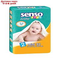 Подгузники "Senso baby" Ecoline Mini (3-6 кг), 52 шт