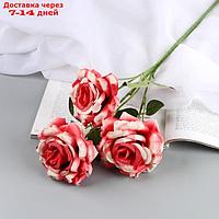Цветы искусственные "Роза Палома" d-8 см 53 см, розовый