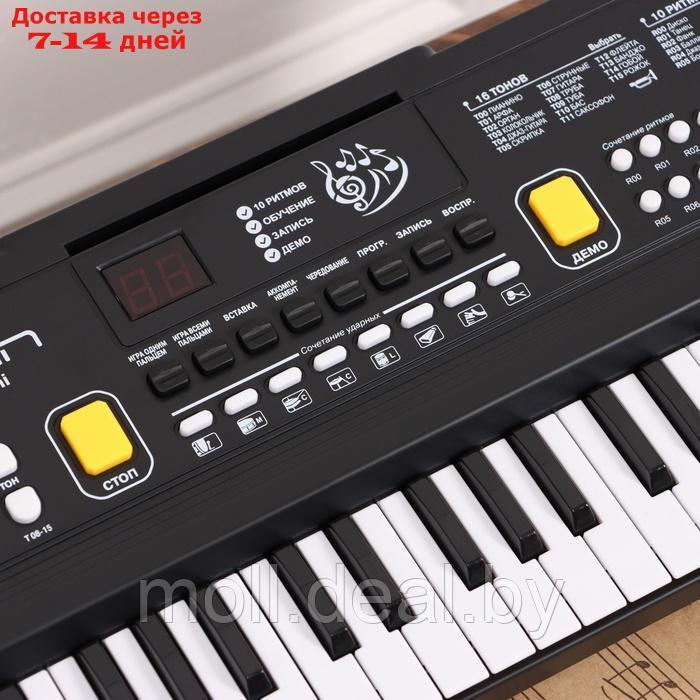 Синтезатор DENN DEK606 mini, 16 тембров, полифония 8 нот, 61 клавиша - фото 2 - id-p226888900