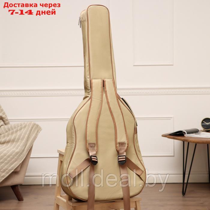 Чехол для гитары Music Life, премиум, бежевый, 105 х 44 х 14 см - фото 3 - id-p226888904