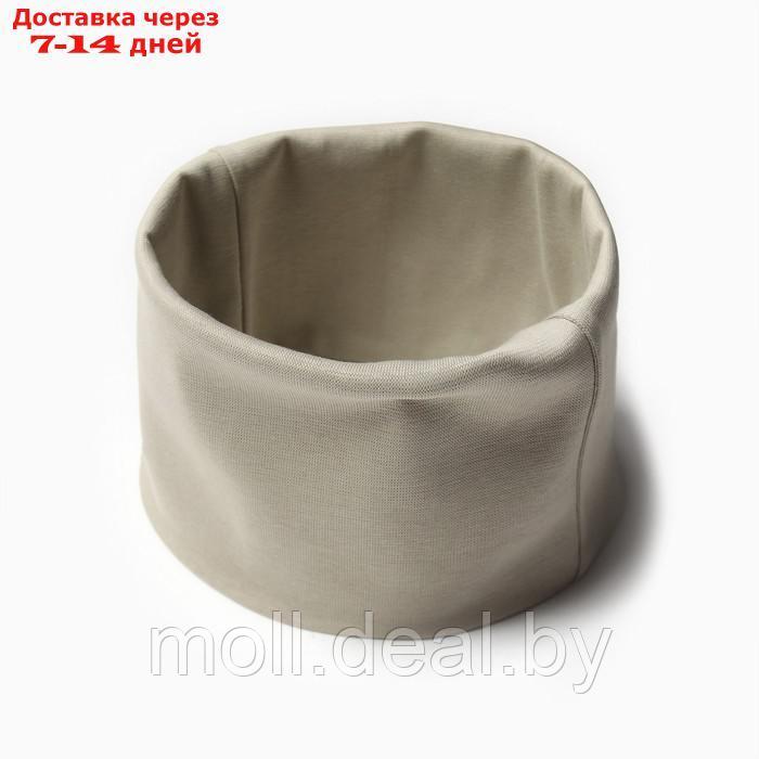 Комплект (шапка, снуд) для девочки А.7306, цвет оливковый, р. 50-52 - фото 4 - id-p227101381
