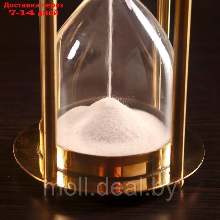 Песочные часы "Медеия" латунь, стекло (5 мин) 7,5х7,5х15 см - фото 2 - id-p227119261