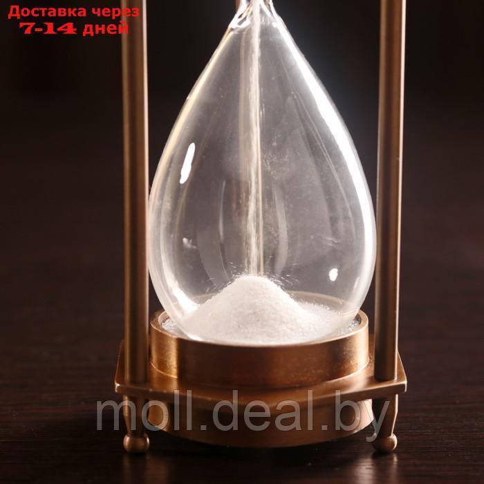 Песочные часы "Часы и компас" (5 мин) алюминий 7х6,5х19 см - фото 2 - id-p227119270