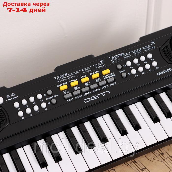 Синтезатор DENN DEK605 mini, 8 тембров, полифония 4 ноты, 37 клавиш - фото 2 - id-p226888919