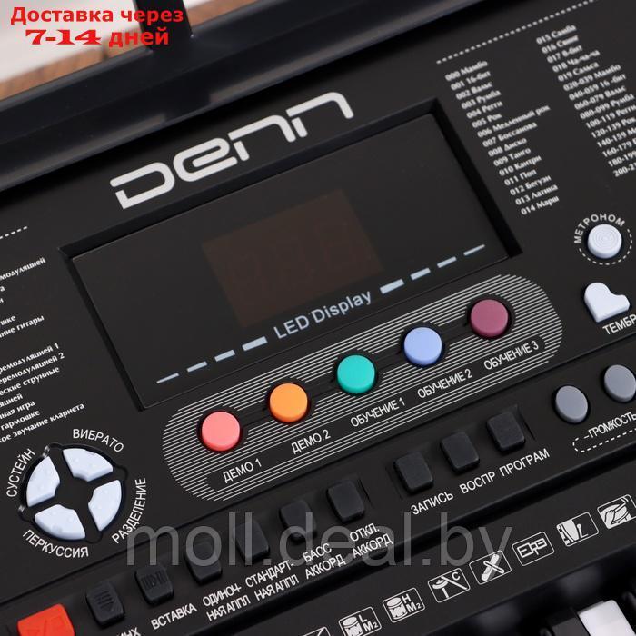 Синтезатор DENN DEK602, 61 клавиша, компактный, черный - фото 3 - id-p226888920