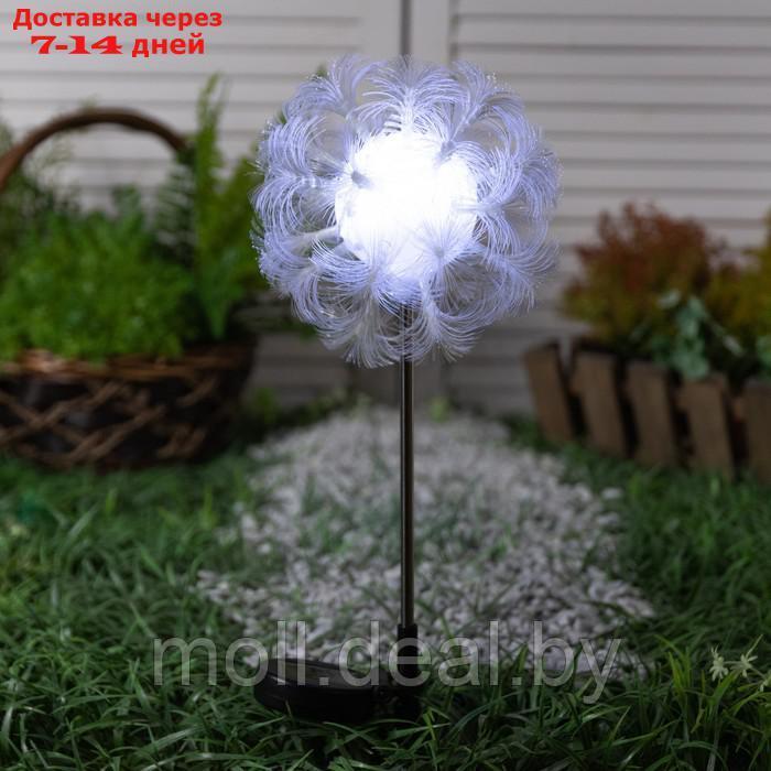 Садовый светильник на солнечной батарее "Клубок", 70 см, 1 LED, свечение белое