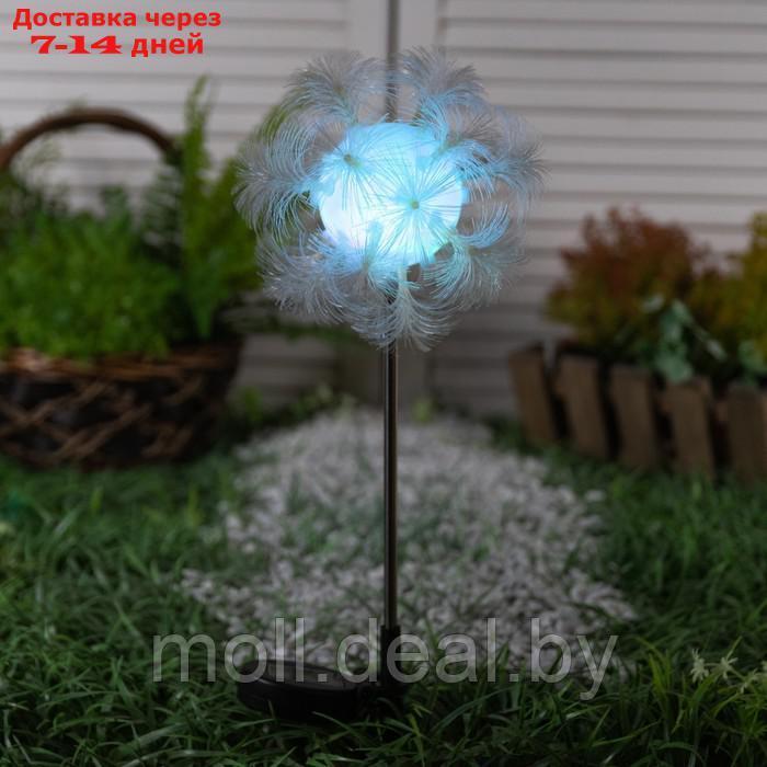 Садовый светильник на солнечной батарее "Клубок", 70 см, 1 LED, свечение мульти (RGB) - фото 1 - id-p227078185