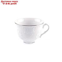 Чашка чайная Cmielow Rococo "Узор платина", 330 мл