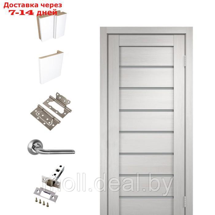 Комплект двери 3D U1 Белый, мателюкс + комплект фурнитуры 600х2000 - фото 1 - id-p227089135