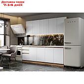 Кухонный гарнитур Ника 2000 со столешницей, Белый софт/Белый софт МДФ