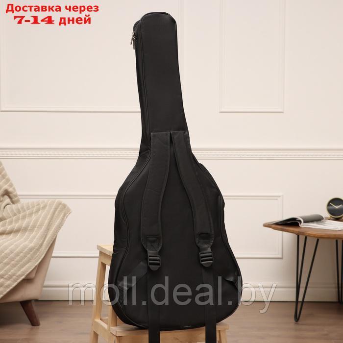 Чехол для гитары Music Life, премиум, черный, 105 х 43 х 14 см - фото 3 - id-p226888923