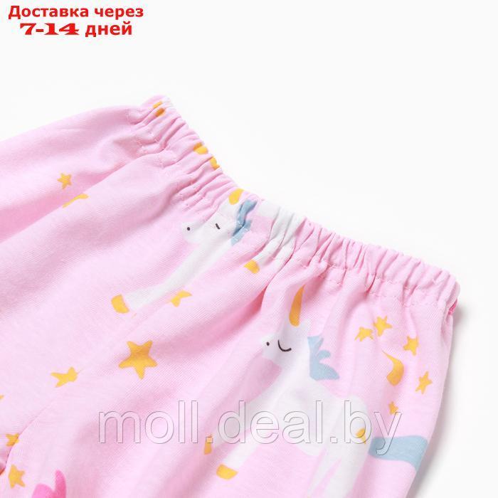 Комплект для девочки (платье,трусы), цвет розовый/единорожки, рост 80 - фото 4 - id-p226887958