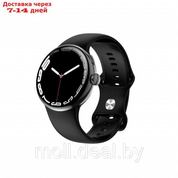 Смарт-часы Wifit Wiwatch R1, 1.3", Amoled, IP68,GPS, контроль ЧСС, 21 режим фитнеса, черные - фото 1 - id-p227089143