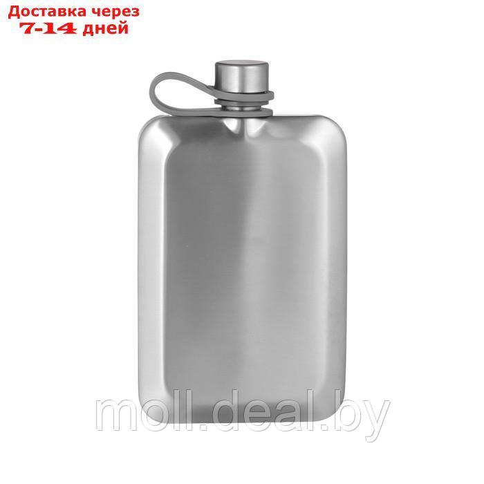 Фляжка для алкоголя и воды из нержавеющей стали, подарочная, армейская, 270 мл, 9 oz - фото 2 - id-p227076226