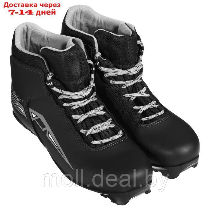 Ботинки лыжные Winter Star comfort, NNN, р. 35, цвет чёрный, лого серый - фото 8 - id-p227098991