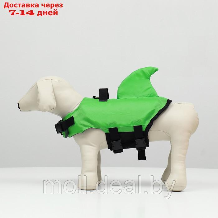 Спасательный жилет "Акула" для собак 23-40 кг, размер L (ДС 35, ОГ 50-75, ОШ 42-54 см) - фото 3 - id-p227109698