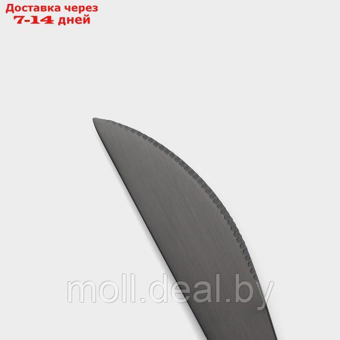 Набор ножей столовых из нержавеющей стали Magistro "Фолк", длина 22,5 см, 6 шт - фото 3 - id-p227076233