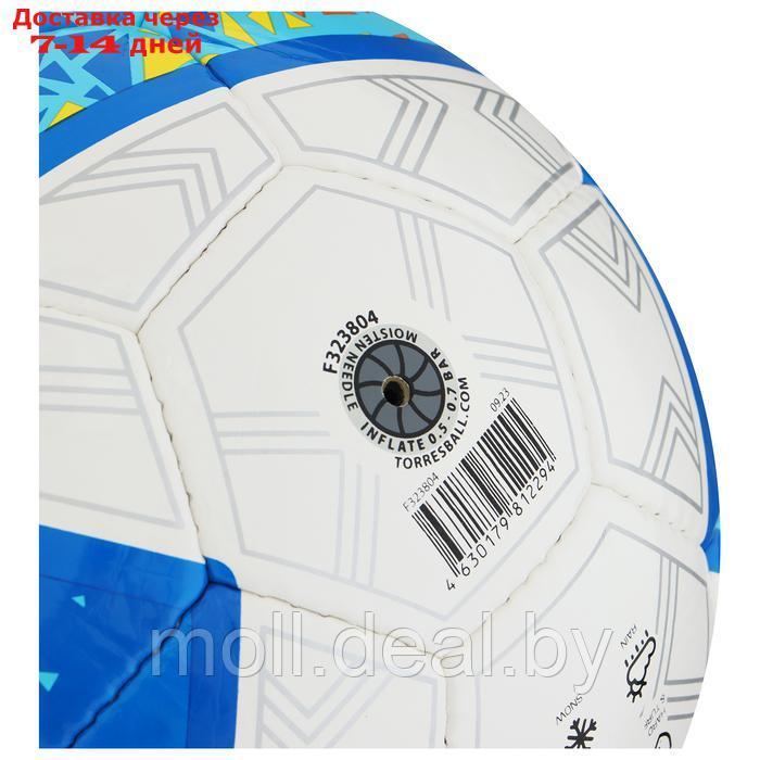 Мяч футбольный TORRES Junior-4 F323804, PU, ручная сшивка, 32 панели, р. 4 - фото 4 - id-p226890891