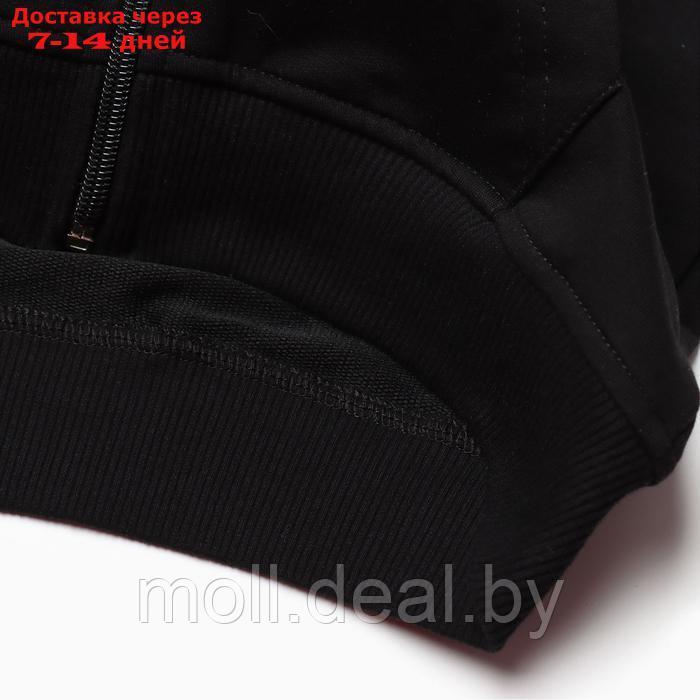 Комплект для мальчика (джемпер, брюки), цвет чёрный, рост 98 см - фото 4 - id-p227086161